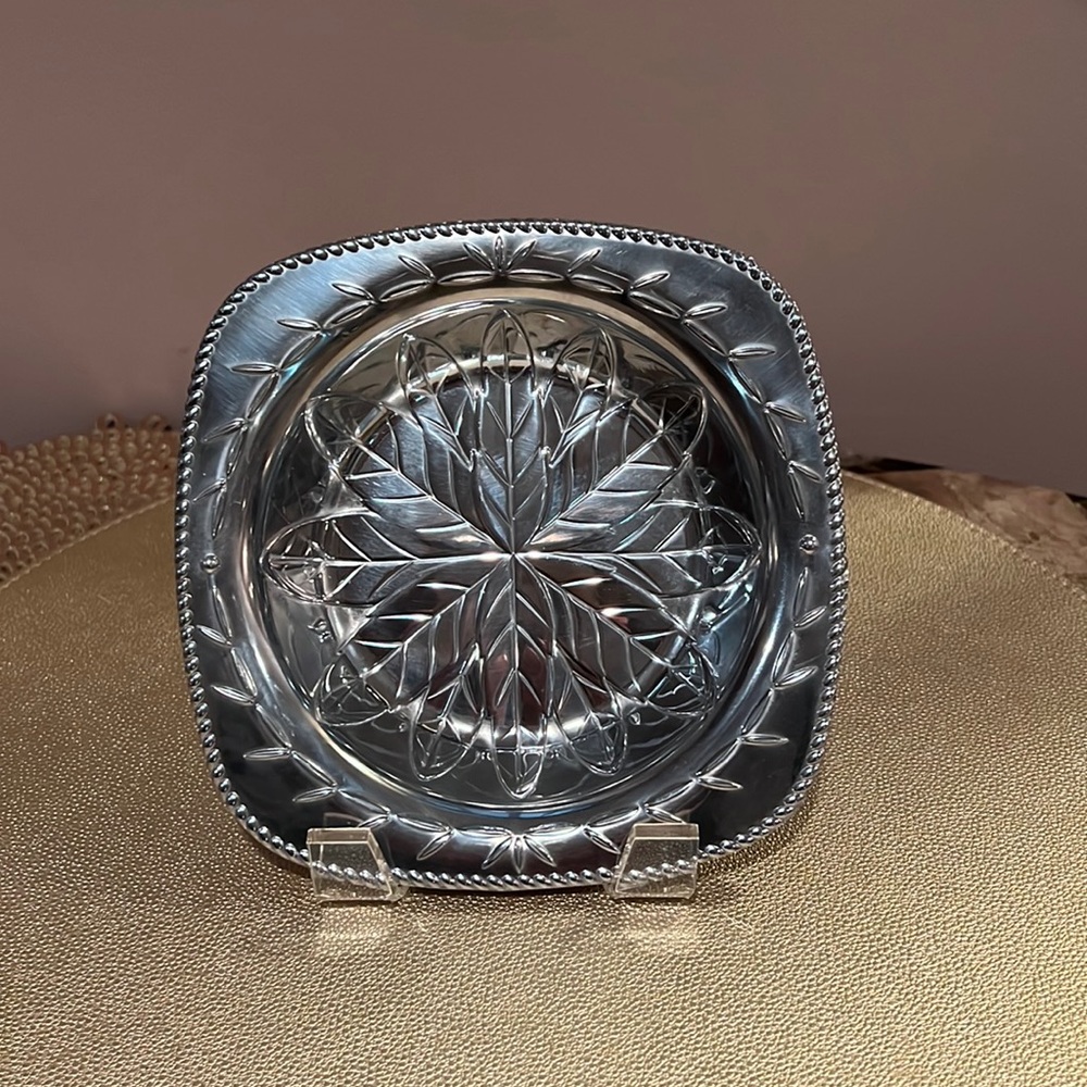 FITZ and FLOYD Metal Serveware/Wine Coaster